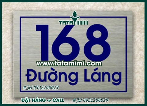 Biển số nhà cho các công ty hay doanh nghiệp dùng