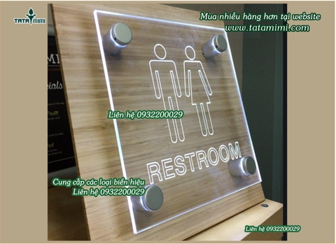 Biển chỉ dẫn lối thoát- thang máy-wc dùng trong các tòa nhà lớn