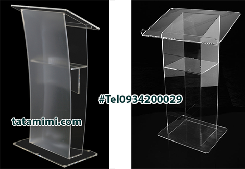 Bục mica là loại bục tương đối dễ làm, tiện lợi