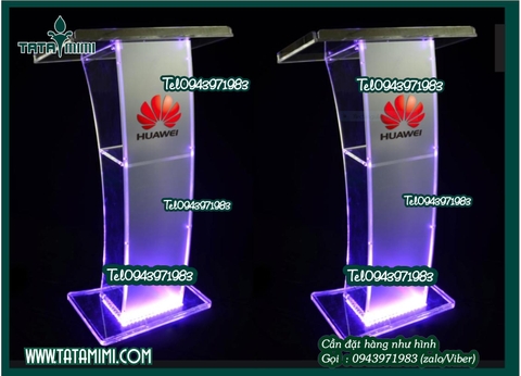 Bục phát biểu có led hay không gắn led
