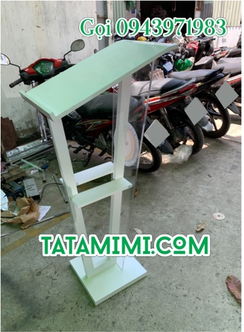  Bục phát biểu cao 1.2m từ mica