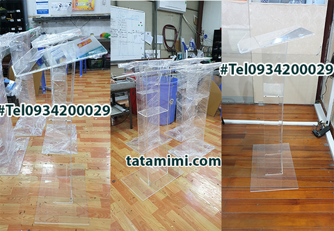 Bục phát biểu mica sản phẩm thay thế bục phát biểu bằng gỗ
