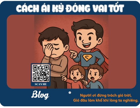 Ái kỷ và cách họ đổ lỗi, đóng vai tốt