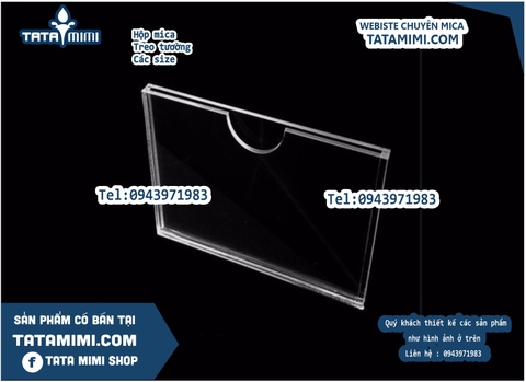 Khung mica treo tường A4