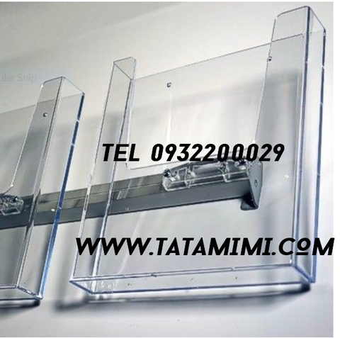 Kệ mica A3 treo tường làm bằng mica