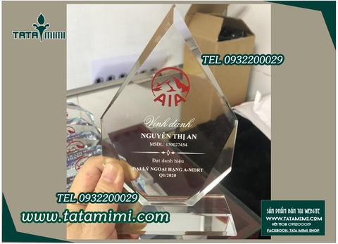 Cúp vinh danh cho doanh nghiệp