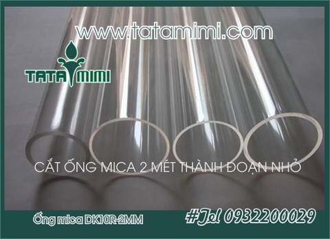 Ống mica thổi tròn sản xuất trực tiếp