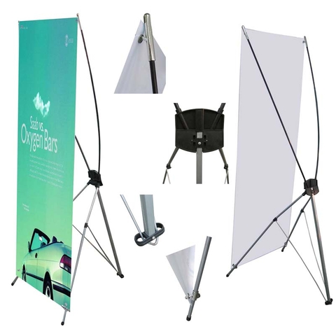 Kệ chữ x hay standee giá rẻ có sẵn