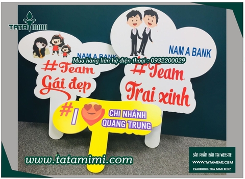 Biển chụp ảnh cầm tay in sắc nét theo màu yêu cầu