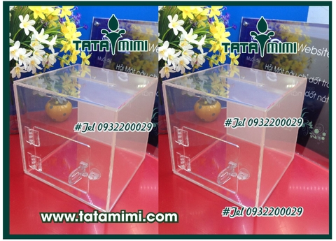 Hòm phiếu-hòm mica chất liệu nhập khẩu đài loan
