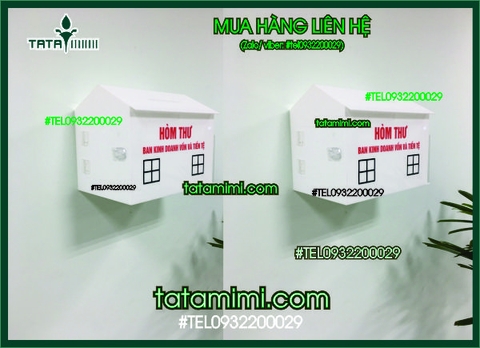 Hòm thư góp ý màu trắng sữa treo tường