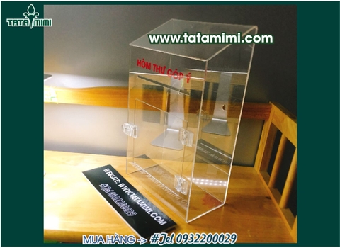 Các kích thước thùng thư góp ý cho khách tham khảo
