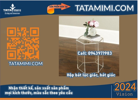 Thùng Lục Giác Mica - Giải Pháp Lưu Trữ Và Trang Trí Độc Đáo