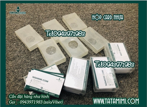 hộp đựng card visit bằng nhựa