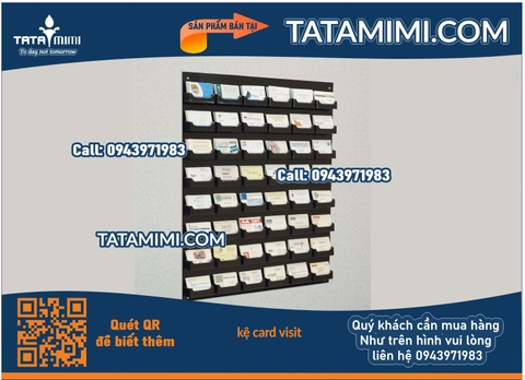 Kệ treo tường 46 ngăn để thẻ