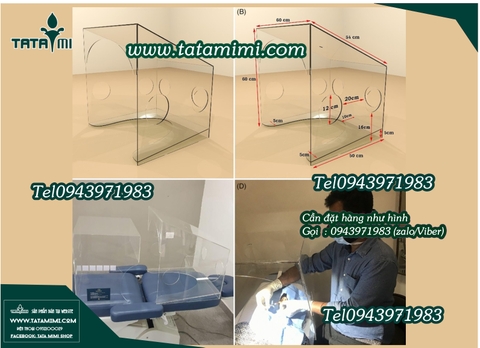 Hộp chống bắn từ mica