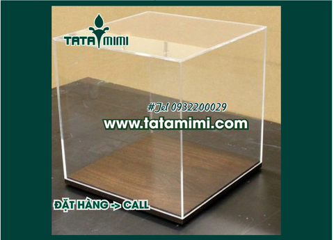 Thiết kế hộp chụp mica đựng sản phẩm mẫu