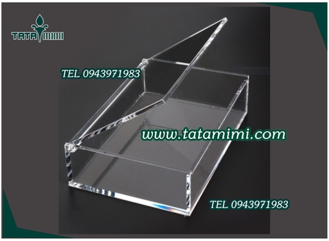 Hộp chụp mica trong suốt trưng bày đẹp mắt