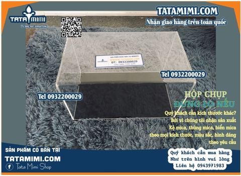 Hộp chụp hộp bảo vệ sản phẩm từ mica