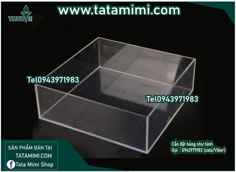 Hộp đựng giày- đựng bánh làm từ mica