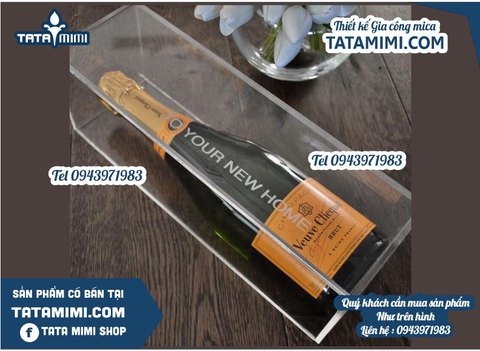 Thiết kế hộp mica vừa sản phẩm trưng bày