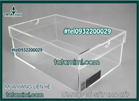 Hộp bảo quản giày dép bằng mica từ 2mm-8mm