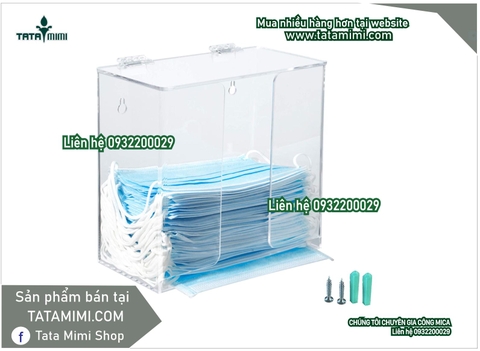 Hộp để khẩu trang treo tường