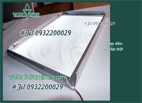 Những ưu điểm của biển hộp đèn siêu mỏng bằng mica gắn tường