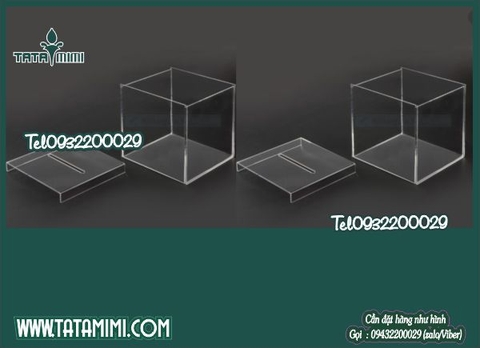 Hộp mica để bàn