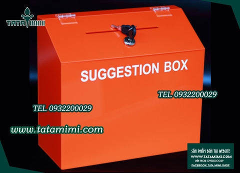 Hộp Thư Góp Ý, Hộp Suggestion Box giá tốt tại Hà Nội