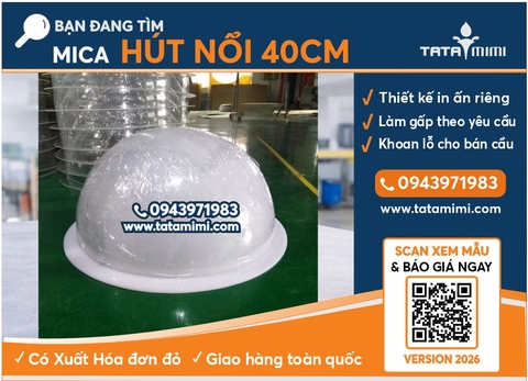 Ở đầu có Cầu Mica Sữa 40cm bán lẻ? Hút nổi bán cầu mica sữa.