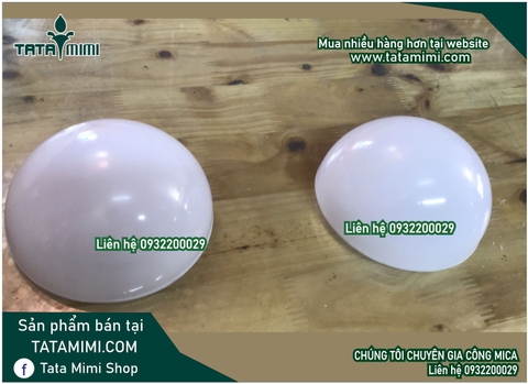 Hút nổi nửa quả cầu mica