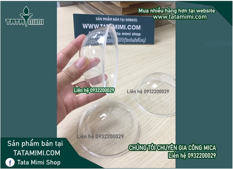 Hút nổi mica nửa quả cầu