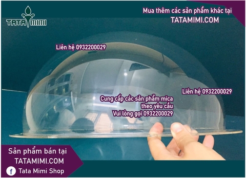 Hút nổi mica bán cầu nửa bán cầu