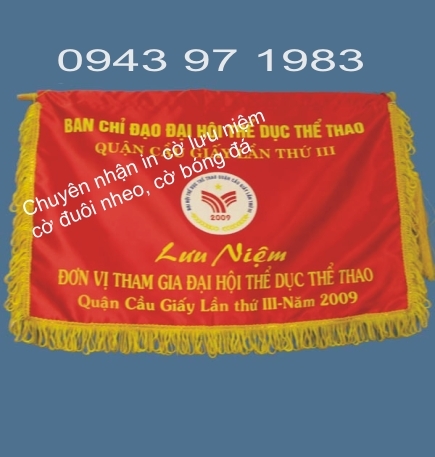 Đơn vị chuyên thiết kế và in cờ các loại