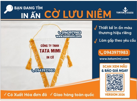 Cán Cờ Du Lịch & Cờ Tam Giác In Nội Dung – Nhận Làm Gấp Trong Ngày
