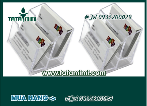Kệ danh thiếp bằng mica nhỏ nhẹ tiện dụng