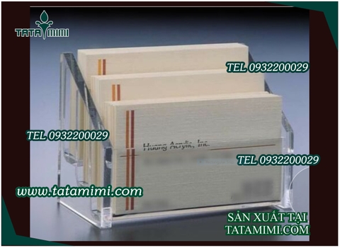 Thiết kế Kệ card visit mica phù họp nhất
