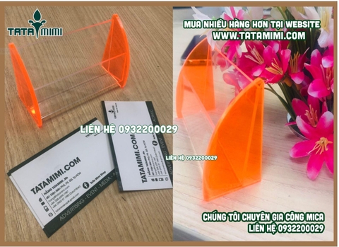 Kệ đựng danh thiếp bằng các màu mica