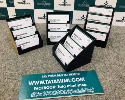 Kệ đựng danh thiếp nên làm độ rộng của ô mấy cm