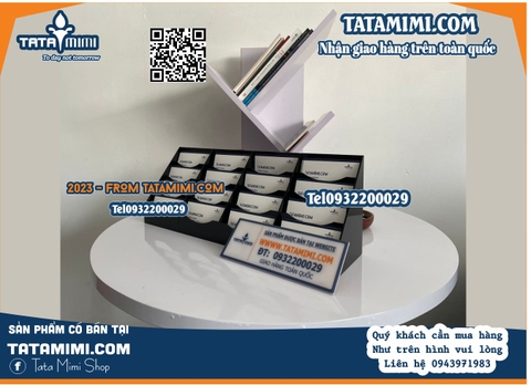 Kệ card 16 ngăn mica để bàn