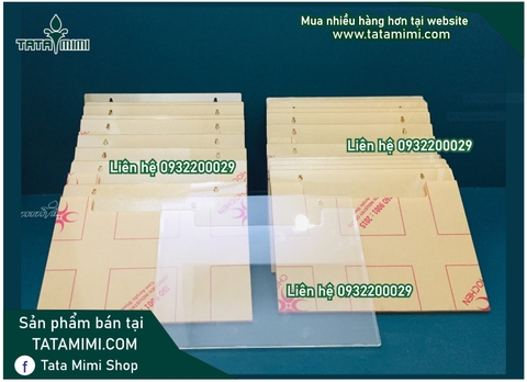 Hộp mica treo tường với độ rộng theo yêu cầu