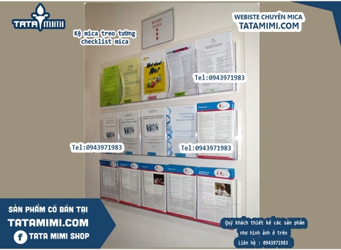 Kệ Treo Tường Đựng Tài Liệu A4, A5 Nhiều Ngăn: Giải Pháp Lưu Trữ Tiện Ích Cho Văn Phòng