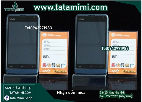 Kệ điện thoại nhận làm từ số lượng mấy cái