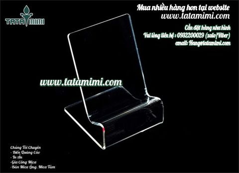 Kệ điện thoại bằng micaa