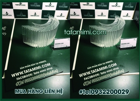 Kệ mica để giá tiền sản phẩm