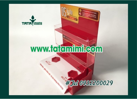 Kệ menu mica để bàn A6 - sản phẩm độc đáo công ty Tata Mimi!