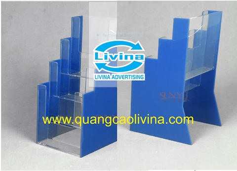 Đơn vị có kinh nghiệm 10 năm trong sản xuất kệ mica các loại