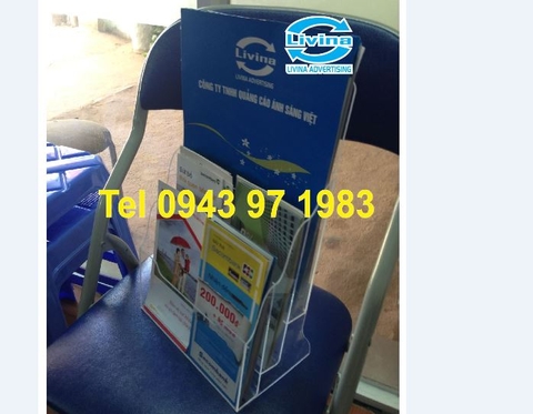 Cung cấp các kệ tờ rơi vừa để được giấy A4 vừa để được giấy cỡ A4 gập đôi