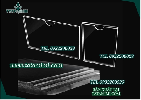 Kệ mica dán tường - bắt vít